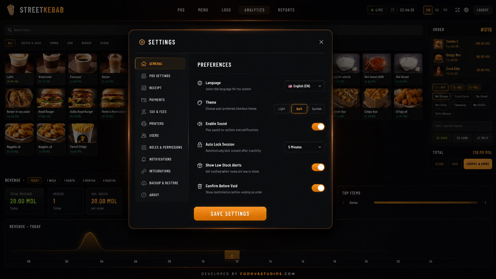 Settings & Roles